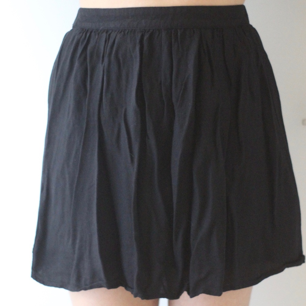 Black High Waisted Skirt